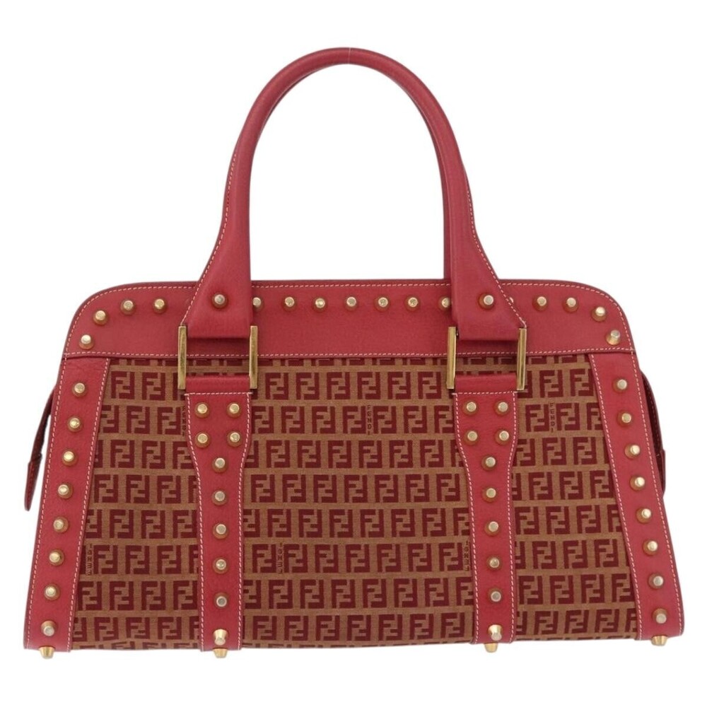 Fendi Studded Handle canvas